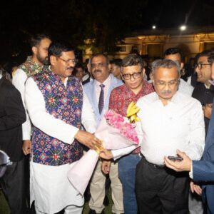 Adv. Anand Chawre congratulating and felicitating Justice B R Gawai, the Hon'ble The Then Chief Justice Of India, dated 14.05.2025, soon after his Lordship's swearing in ceremony